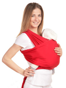 слинг-шарф для новорожденных намотка