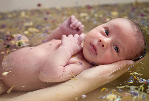 купание новорожденного в травах