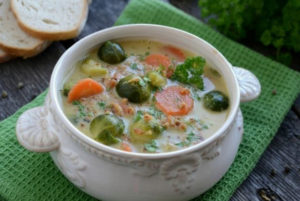 Овощной суп из капусты